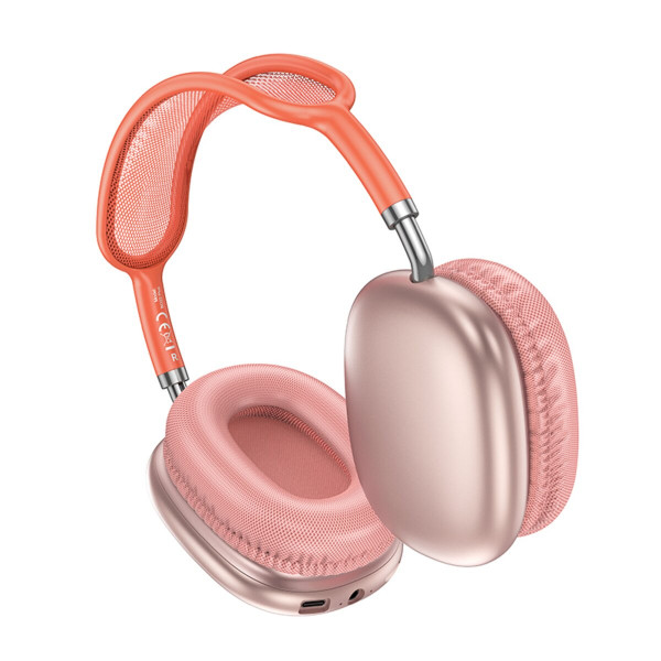 Бездротові навушники BOROFONE BO22 Plus Elegant BT headphones Pink