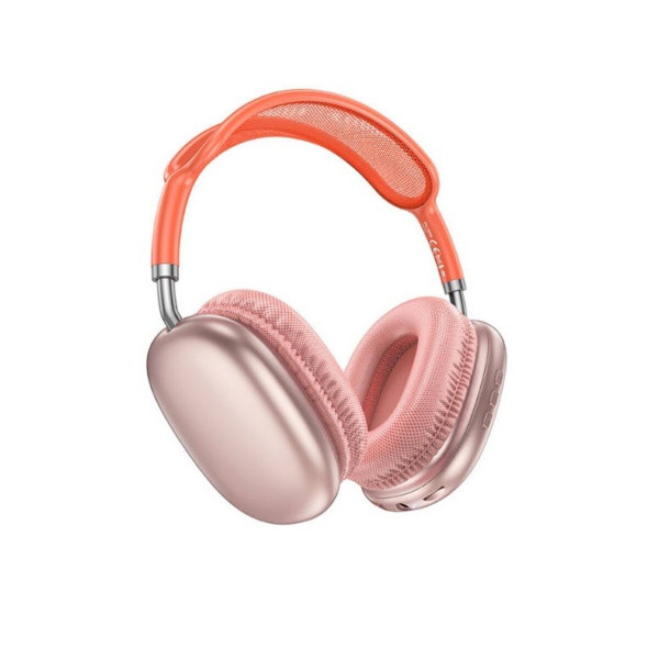 Бездротові навушники BOROFONE BO22 Plus Elegant BT headphones Pink