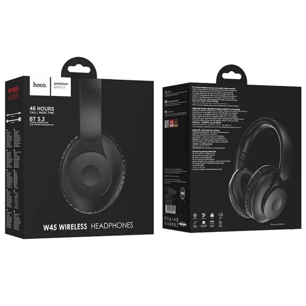 Бездротові навушники HOCO W45 Enjoy BT headset Black