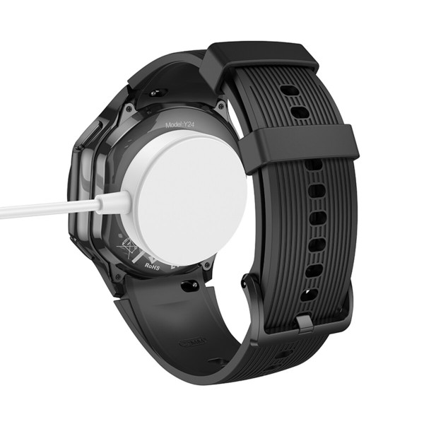 Бездротовий зарядний пристрій для смарт-годинника HOCO Y24 AMOLED Smart sports watch charging cable White