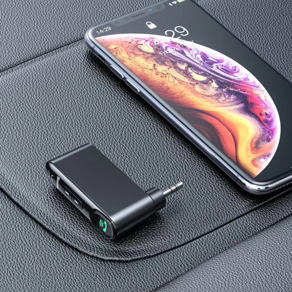 Bluetooth ресивер Baseus BSBA-02 AUX Wireless Audio Receiver Чорний