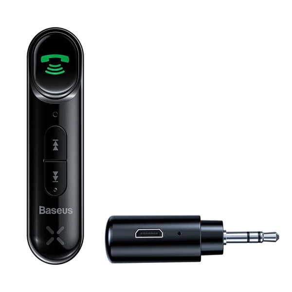 Bluetooth ресивер Baseus BSBA-02 AUX Wireless Audio Receiver Чорний