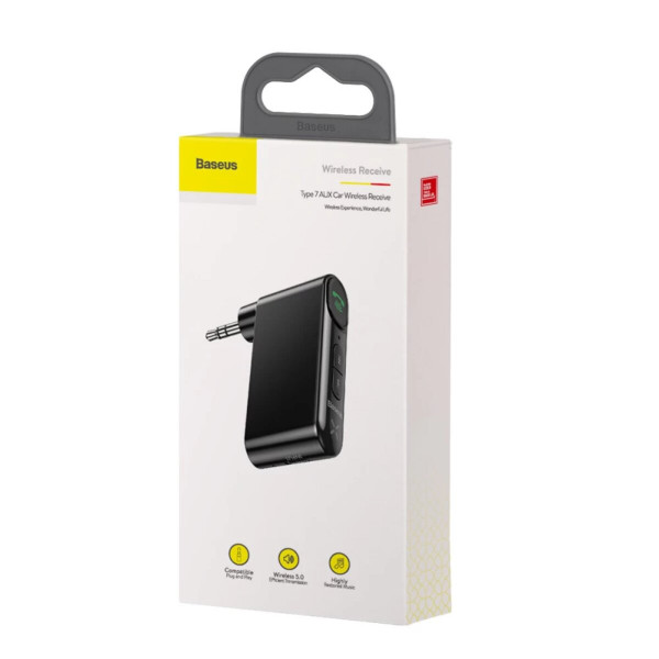 Bluetooth ресивер Baseus BSBA-02 AUX Wireless Audio Receiver Чорний