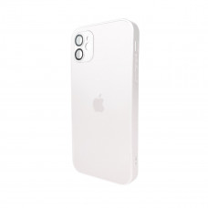 Чохол для смартфона AG Glass Matt Frame Color Logo for Apple iPhone 11 Pearly White