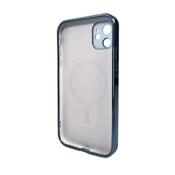 Чохол для смартфона AG Glass Sapphire Frame MagSafe Logo for Apple iPhone 11 Sierra Блакитний
