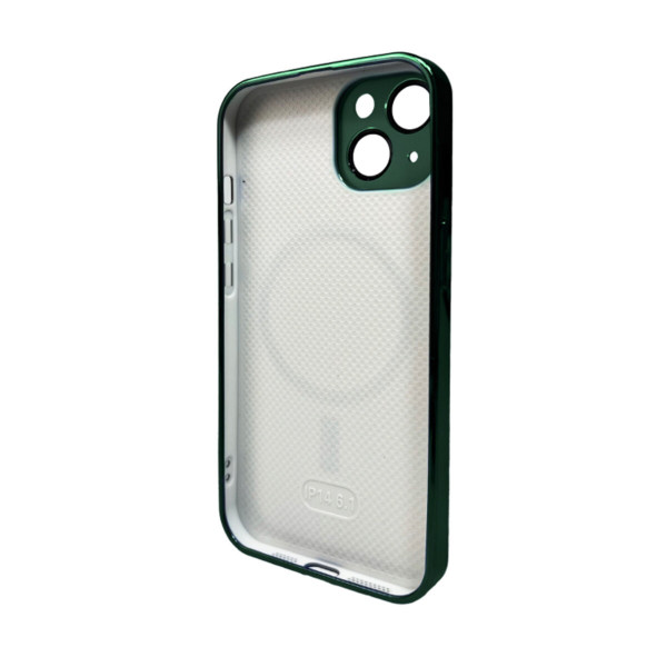 Чохол для смартфона AG Glass Sapphire Frame MagSafe Logo for Apple iPhone 14 Cangling Green