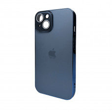 Чохол для смартфона AG Glass Sapphire Frame MagSafe Logo for Apple iPhone 15 Sea Блакитний