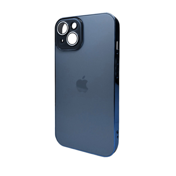 Чохол для смартфона AG Glass Sapphire Frame MagSafe Logo for Apple iPhone 15 Sea Блакитний
