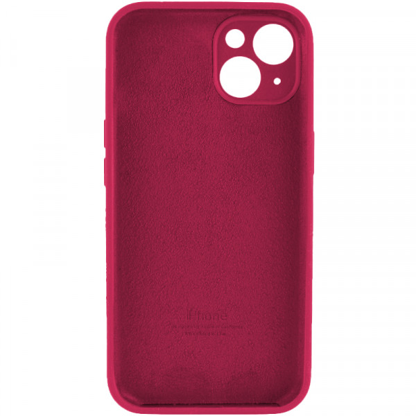 Чохол для смартфона Silicone Full Case AA Camera Protect for Apple iPhone 14 35,Maroon