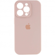 Чохол для смартфона Silicone Full Case AA Camera Protect for Apple iPhone 15 Pro 15,Pink Sand