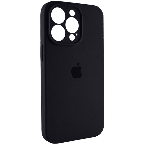 Чохол для смартфона Silicone Full Case AA Camera Protect for Apple iPhone 15 Pro Max 14,Чорний