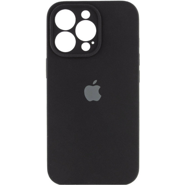 Чохол для смартфона Silicone Full Case AA Camera Protect for Apple iPhone 15 Pro Max 14,Чорний