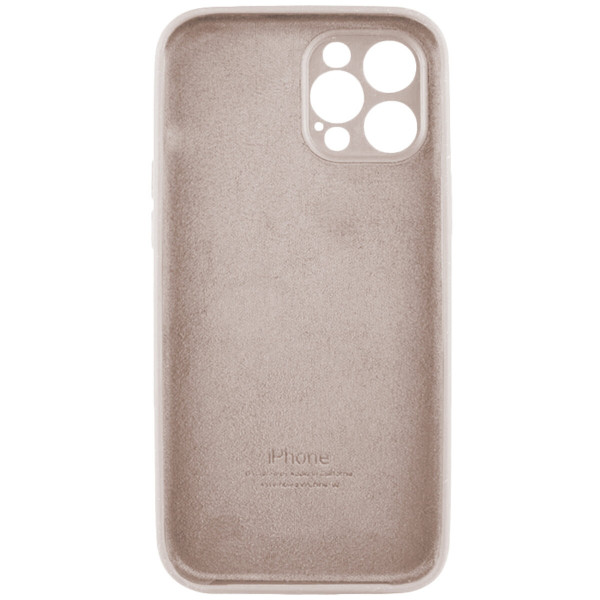 Чохол для смартфона Silicone Full Case AA Camera Protect for Apple iPhone 15 Pro Max 9,Antique Білий