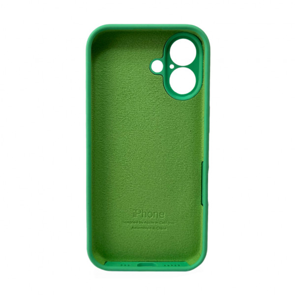 Чохол для смартфона Silicone Full Case AA Camera Protect for Apple iPhone 16 30,Spearmint