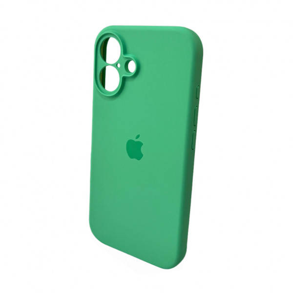 Чохол для смартфона Silicone Full Case AA Camera Protect for Apple iPhone 16 30,Spearmint