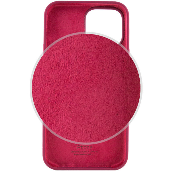 Чохол для смартфона Silicone Full Case AA Open Cam for Apple iPhone 15 Pro 35,Maroon