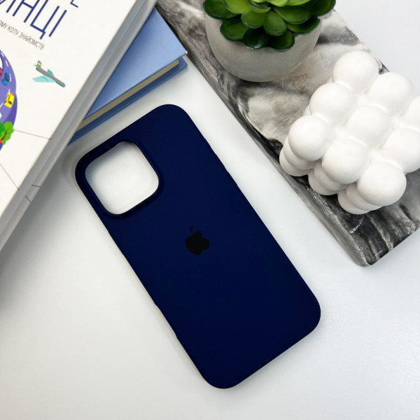 Чохол для смартфона Silicone Full Case AA Open Cam for Apple iPhone 16 Pro Max 39,Navy Блакитний