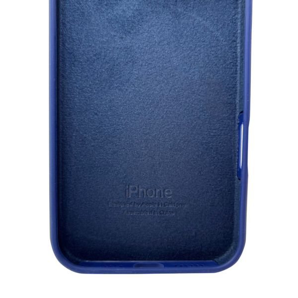 Чохол для смартфона Silicone Full Case AA Open Cam for Apple iPhone 16 Pro Max 39,Navy Блакитний