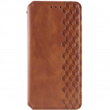 Чохол-книжка для смартфона Rubic Leather for Xiaomi Червонийmi 13C 4G/POCO С65 Brown