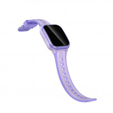 Дитячий смарт-годинник HOCO Y108 4G children phone-watch Purple (6942007680950)
