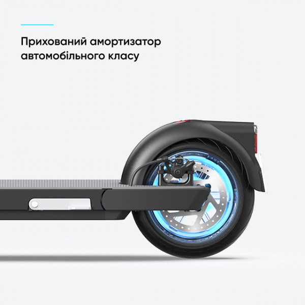 Електросамокат OKAI ES20-NEON Чорний 9", 300(600)W, 9.8Ah, 40km, 25kmh, 20%, NFC, App, 16kg