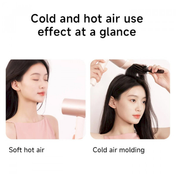Фен Xiaomi Doco negative ion hair dryer soft and fast dry hair care Small Milk (Китайська вилка) (AN001SM)