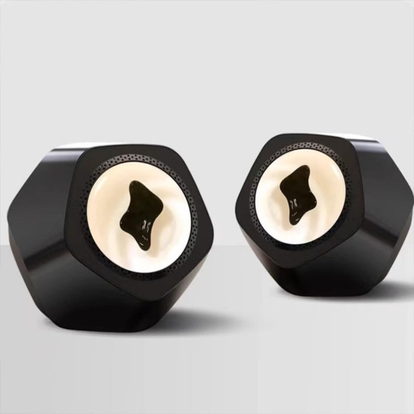 Ферофлюїдна музична лампа Pentagram Magnetic Fluid Audio Lamp Чорний
