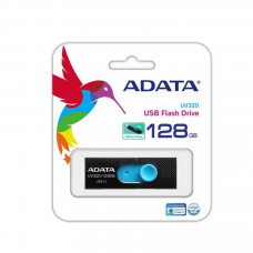 Флеш-накопичувач ADATA USB 3.2 UV 128 128Gb Black/Blue (AUV128-128G-RBE)