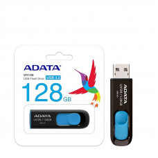 Флеш-накопичувач ADATA USB 3.2 UV 128 128Gb Black/Blue (AUV128-128G-RBE)