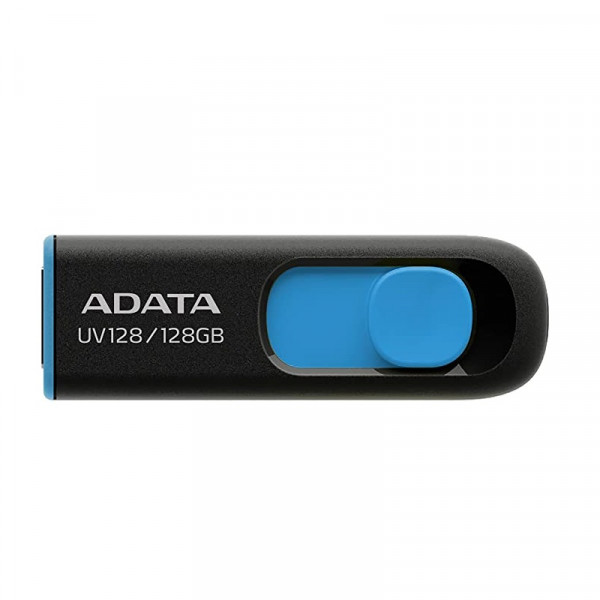 Флеш-накопичувач ADATA USB 3.2 UV 128 128Gb Black/Blue (AUV128-128G-RBE)