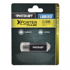 Флеш-накопичувач Patriot USB 2.0 Xporter Pulse 32GB Metal/Black (PSF32GXPPBUSB)