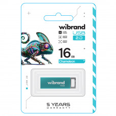 Флеш-накопичувач Wibrand USB 2.0 Chameleon 16Gb Light Blue (WI2.0/CH16U6LU)