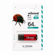Флеш-накопичувач Wibrand USB 3.2 Gen1 Ladybug 64GB Red (WI3.2/LB64P10S)