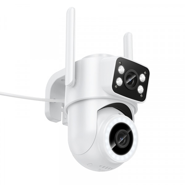 IP-камера відеоспостереження HOCO D9 outdoor PTZ HD camera White (6942007674119)