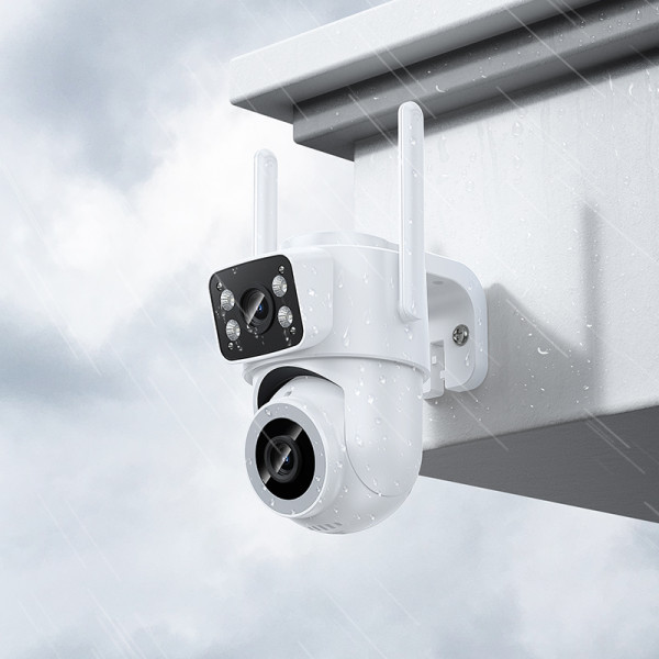 IP-камера відеоспостереження HOCO D9 outdoor PTZ HD camera White (6942007674119)