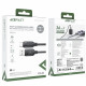 Кабель ACEFAST C16-04, USB to Type-C, 3A, 1.2m ,TPE, TPU connectors, Black (6974316283812)