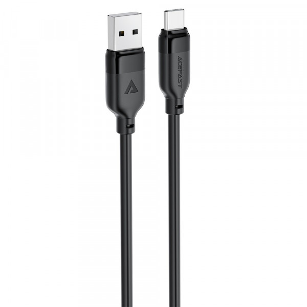Кабель ACEFAST C16-04, USB to Type-C, 3A, 1.2m ,TPE, TPU connectors, Black (6974316283812)