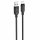Кабель ACEFAST C16-04, USB to Type-C, 3A, 1.2m ,TPE, TPU connectors, Black (6974316283812)
