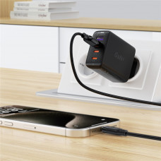Кабель ACEFAST C16-04, USB to Type-C, 3A, 1.2m ,TPE, TPU connectors, Black (6974316283812)