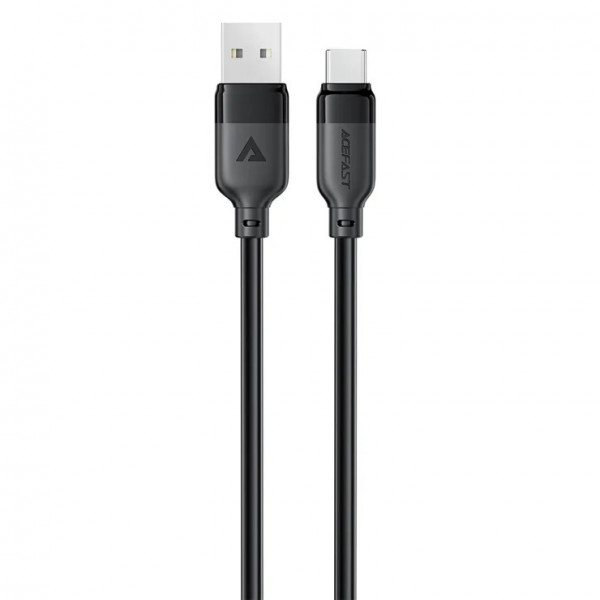Кабель ACEFAST C16-04, USB to Type-C, 3A, 1.2m ,TPE, TPU connectors, Black (6974316283812)
