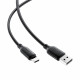 Кабель ACEFAST C16-04, USB to Type-C, 3A, 1.2m ,TPE, TPU connectors, Black (6974316283812)