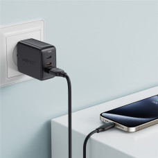Кабель ACEFAST C16-04, USB to Type-C, 3A, 1.2m ,TPE, TPU connectors, Black (6974316283812)