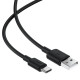 Кабель ACEFAST C25-04 USB-A to USB-C silicone charging data cable Black (6974316287070)