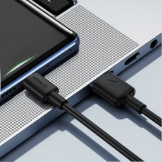 Кабель ACEFAST C25-04 USB-A to USB-C silicone charging data cable Black (6974316287070)