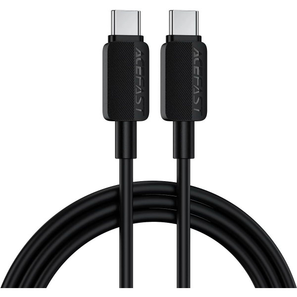 Кабель ACEFAST C26-03 USB-C to USB-C PVC charging data cable Black (6974316287100)