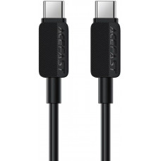 Кабель ACEFAST C26-03 USB-C to USB-C PVC charging data cable Black (6974316287100)
