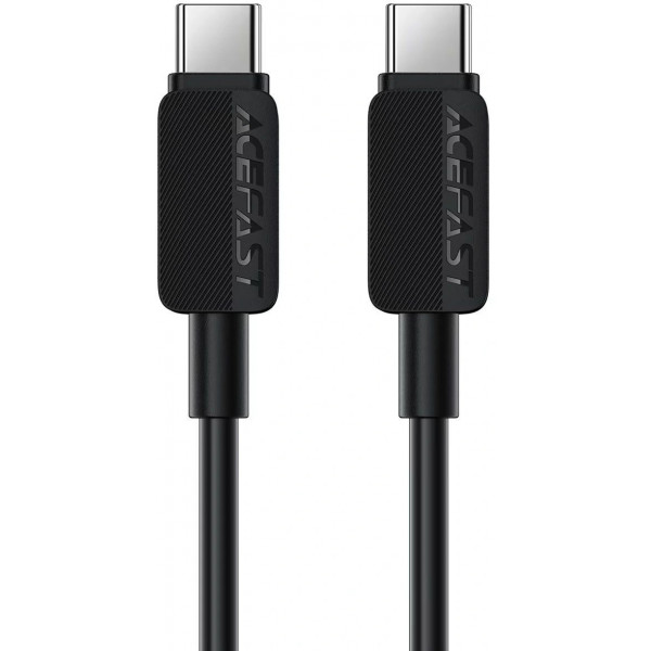 Кабель ACEFAST C26-03 USB-C to USB-C PVC charging data cable Black (6974316287100)