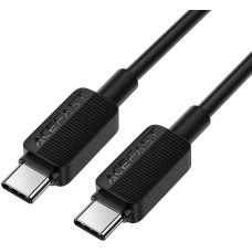 Кабель ACEFAST C26-03 USB-C to USB-C PVC charging data cable Black (6974316287100)