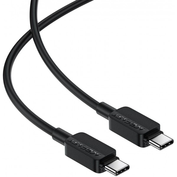Кабель ACEFAST C26-03 USB-C to USB-C PVC charging data cable Black (6974316287100)
