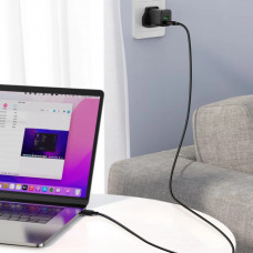 Кабель ACEFAST C26-03 USB-C to USB-C PVC charging data cable Black (6974316287100)